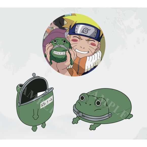 Official Licensed Anime Naruto Frog Wallet Coin Purse Approx.12.5cm*16cm*10cm - Picture 1 of 11